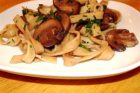 Fettucine with Sauteed Mushrooms