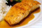 Orange & Soy Glazed Salmon