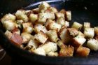 parmesan skillet croutons