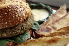 lentil burgers + crispy oven fries