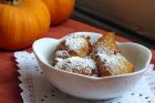 golden ricotta pumpkin fritters