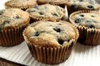 lemon blueberry muffins + half white flour