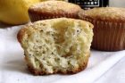 lemon poppy olive oil muffins