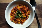 smoky corn & bean “chili”