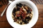 smoky cannellini bean & red kale soup
