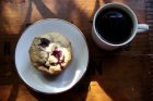 cherry-lime biscuit muffins