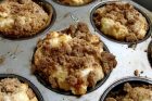 butternut squash, ricotta & bacon streusel topped muffins
