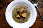 creamy Jerusalem artichoke soup