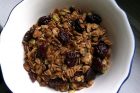 pistachio, sesame seed & dried cherry granola