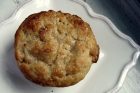 brown butter pear & meyer lemon muffins
