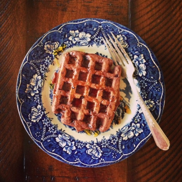 chocolate malted waffles