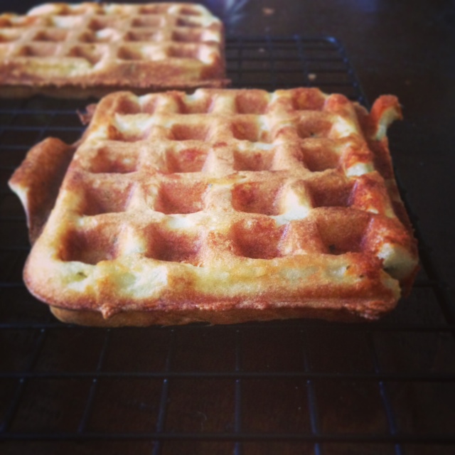 cheddar cheese waffles