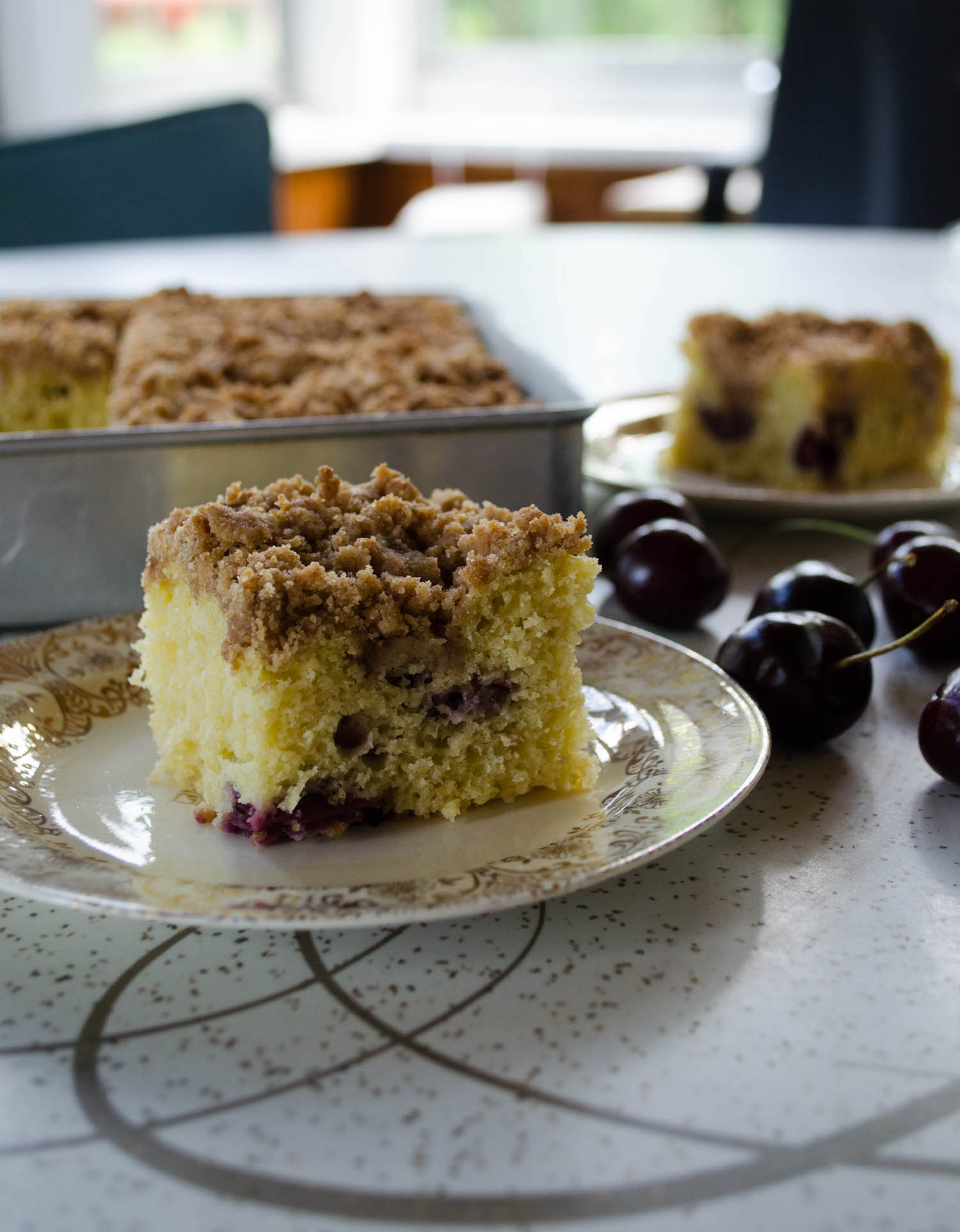 Cherry Sweetheart Coffee Cake