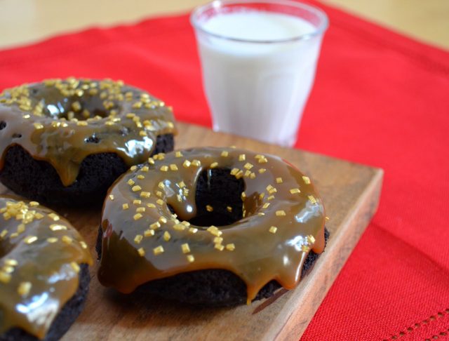 Chocolate Gingerbread Doughnuts | In Jennie's Kitchen