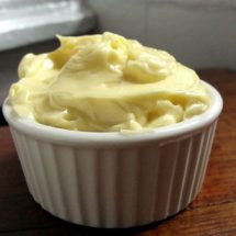 homemade mayonnaise {with a lowfat version too!}
