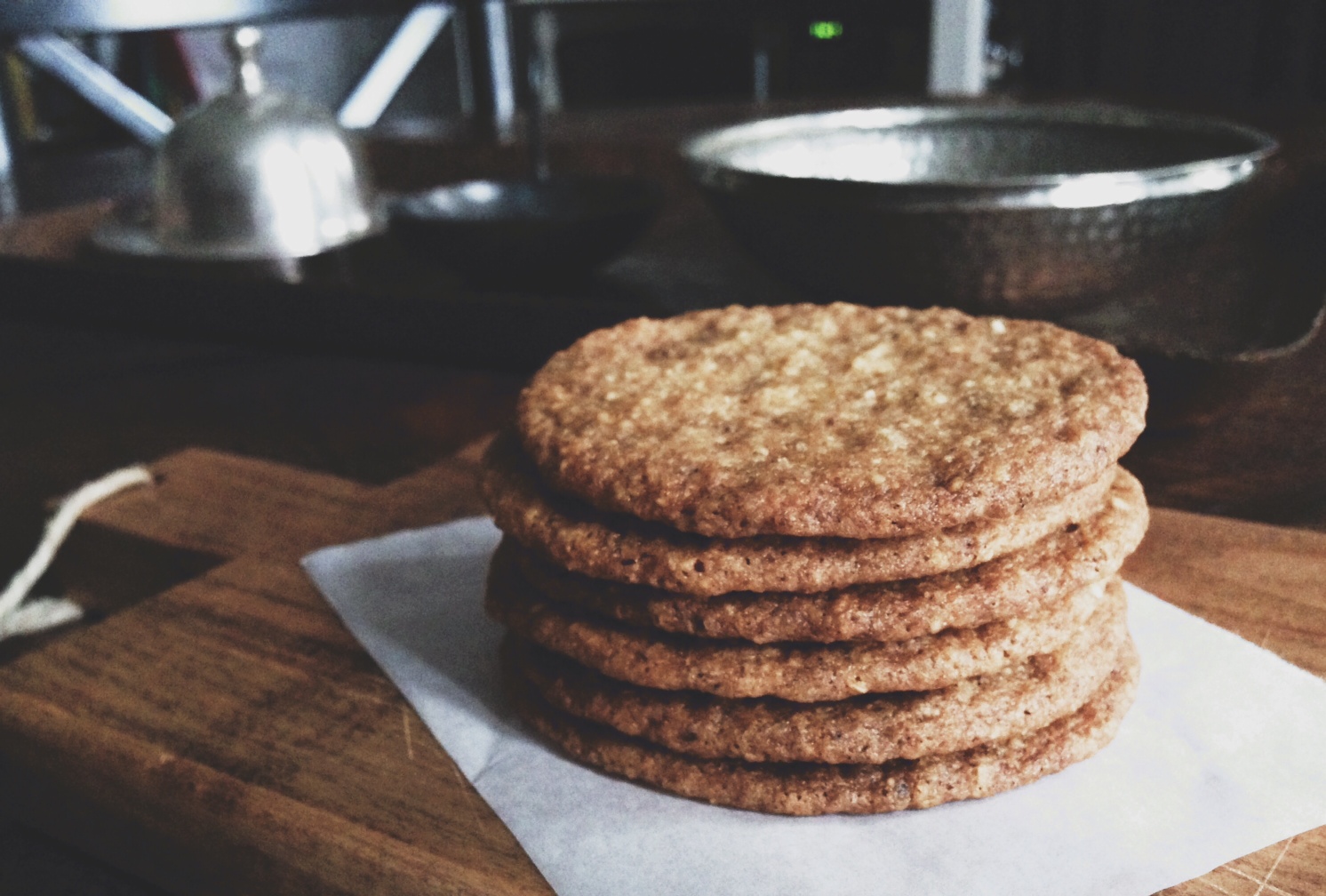 hazelnut thin crisp cookie recipe — In Jennie's Kitchen