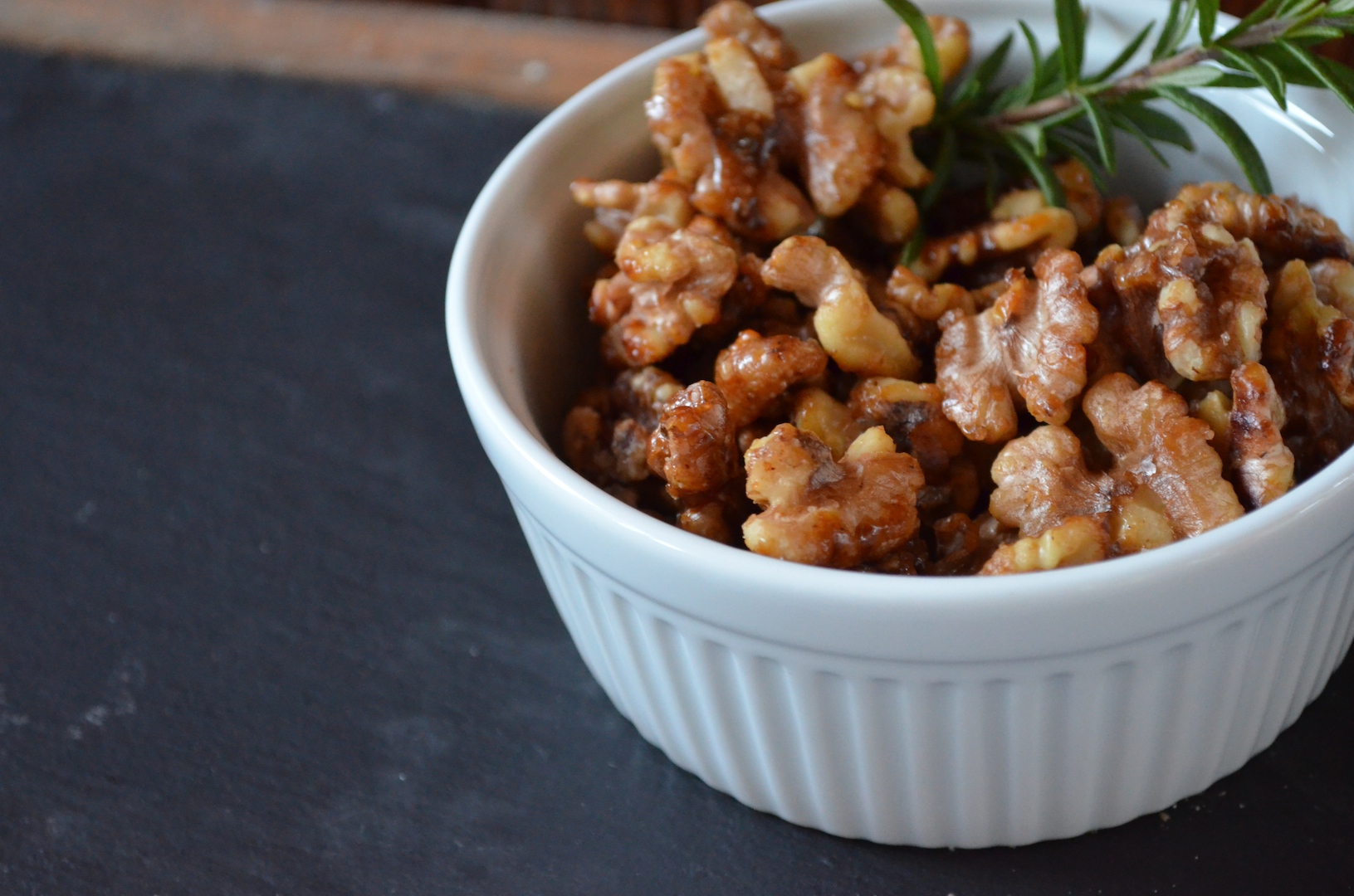 sweet & savory candied walnuts In Jennie's Kitchen