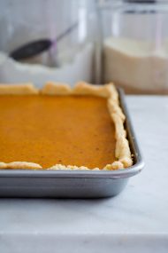 Pumpkin Slab Pie | In Jennie's Kitchen