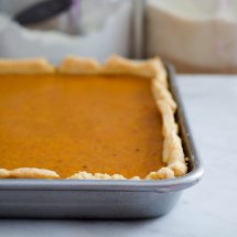 pumpkin slab pie