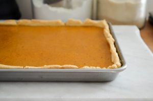 Pumpkin Slab Pie | In Jennie's Kitchen