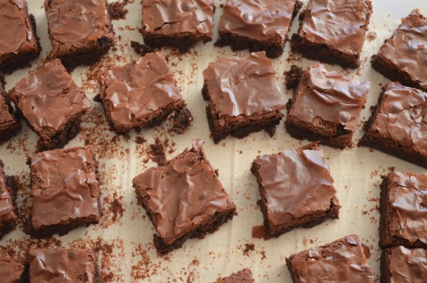 Peppermint Fudge Brownies | get the recipe at www.injennieskitchen.com