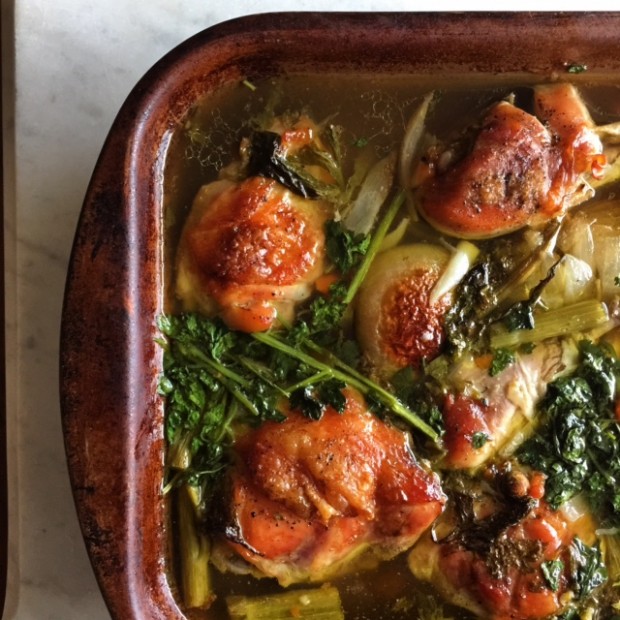 Slow Roasted Chicken Soup, also known as the BEST chicken soup, ever, in my house. | www.injennieskitchen.com