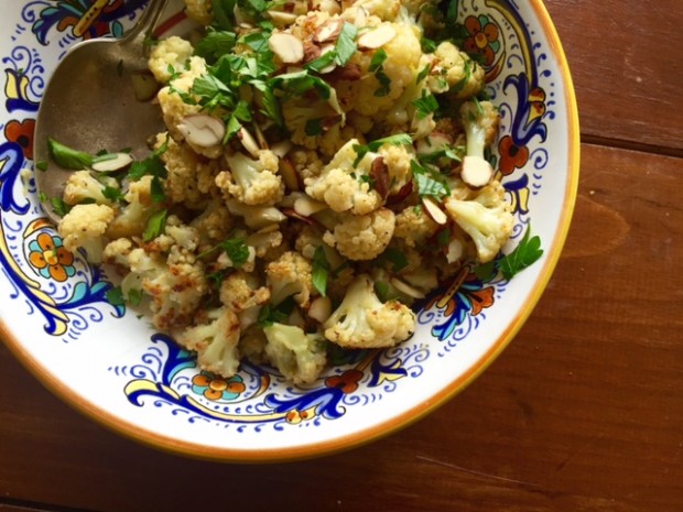 Dry Roasted Cauliflower — the very best way to cook cauliflower. | www.injennieskitchen.com