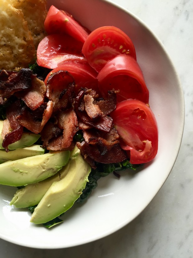 A classic sandwich (and my all-time favorite) turned into a salad, this BLT Salad is a lunch time favorite. |In Jennie's Kitchen