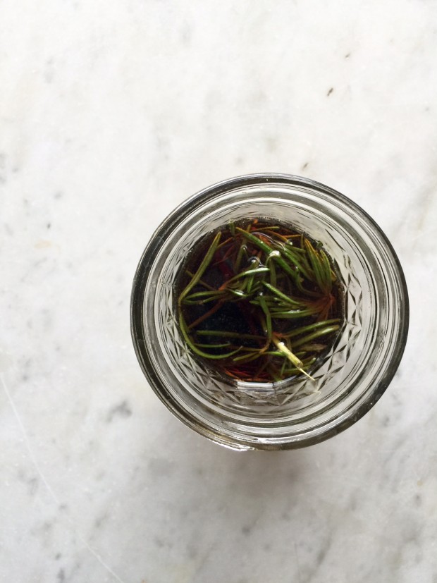 This rosemary scented syrup is the secret ingredient to the best iced coffee ever (search the blog for Rosemary Rise). | In Jennie's Kitchen