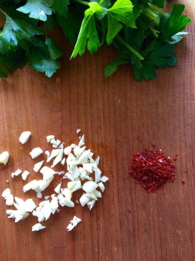 Capellini with Garlic & Chili Flakes | In Jennie's Kitchen