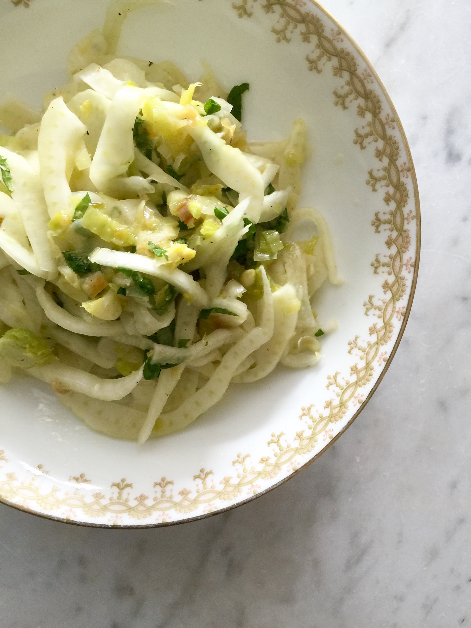 Fennel & Mint Slaw In Jennie's Kitchen