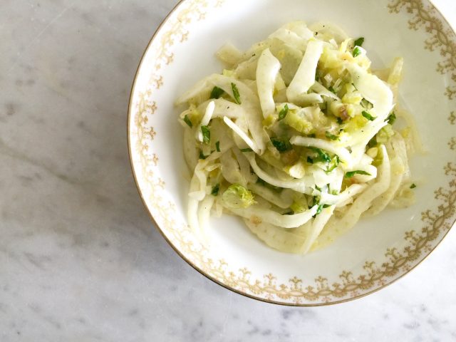 Fennel Mint Slaw | In Jennie's Kitchen