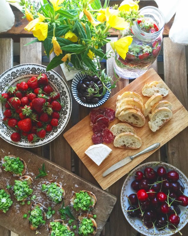 Dinner with friends. It's such a blessing to cook for people I love.