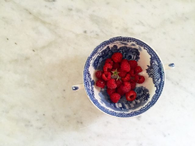 ....and the first raspberries of the season from my garden!