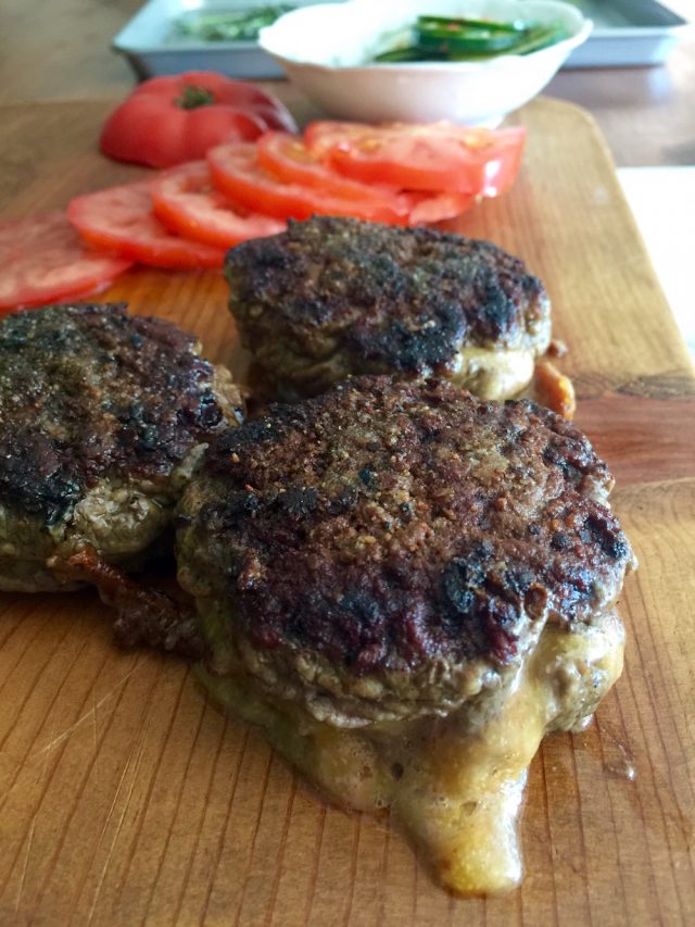 Stuffed Cheeseburgers | In Jennie's Kitchen