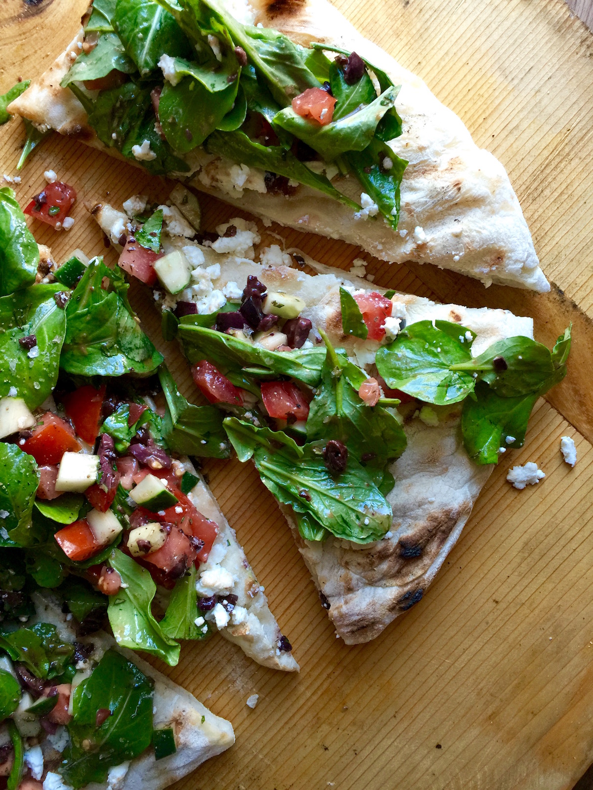Grilled Mediterranean Pizza In Jennie S Kitchen