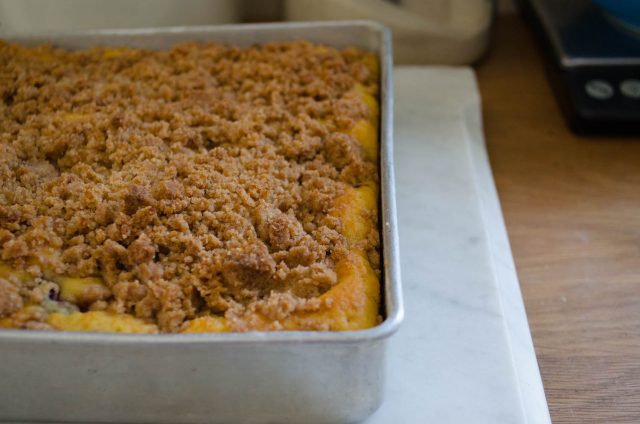 Sweet Cherry Coffee Cake | In Jennie's Kitchen