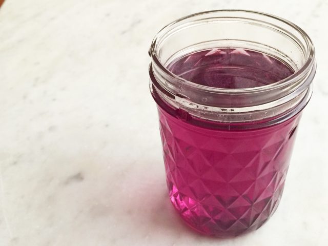 Homemade violet syrup is the gift that keeps on giving long after the spring violets are all gone. | In Jennie's Kitchen