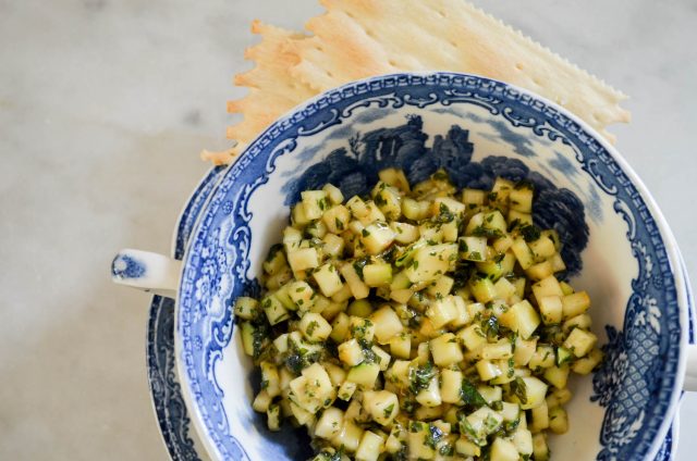 Zucchini Tartare | In Jennie's Kitchen