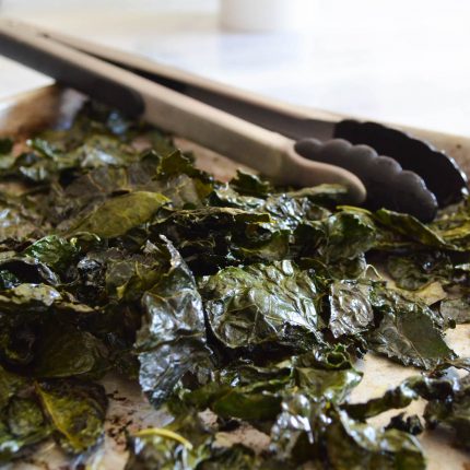 Crispy Baked Kale Chips | In Jennie's Kitchen