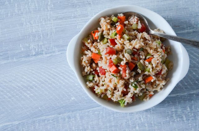 Italian Rice Salad | In Jennie's Kitchen