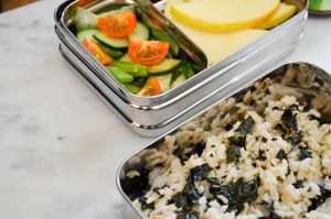 Kale Sushi Rice Bowls | In Jennie's Kitchen