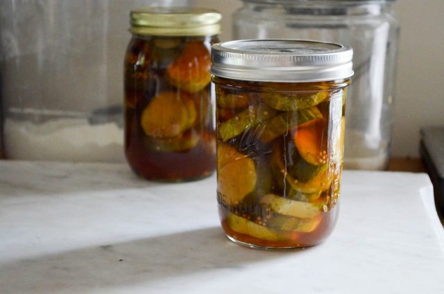 Maple Syrup Pickles | In Jennie's Kitchen