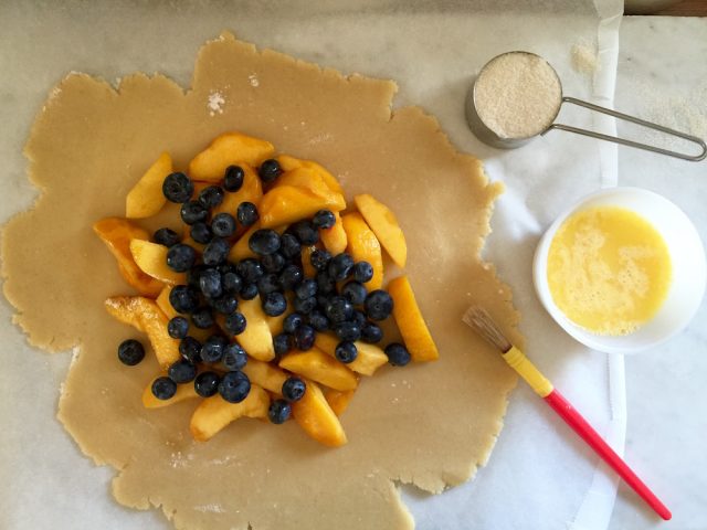 Peach Blueberry Tart | In Jennie's Kitchen