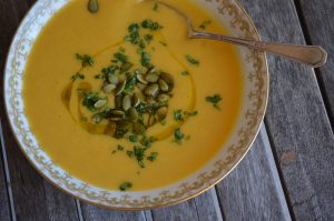 Roasted Butternut Squash Soup | Recipe at In Jennie's Kitchen