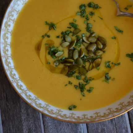 Roasted Butternut Squash Soup | Recipe at In Jennie's Kitchen