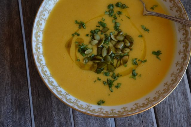 Roasted Butternut Squash Soup | Recipe at In Jennie's Kitchen