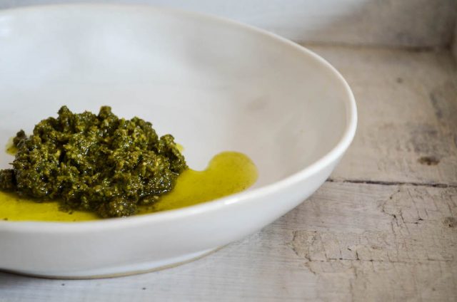 Basil & Cashew Pesto | In Jennie's Kitchen