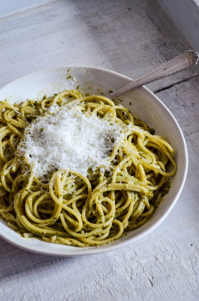 Basil & Cashew Pesto | In Jennie's Kitchen