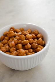 Crispy Roasted Rosemary Chickpeas | In Jennie's Kitchen